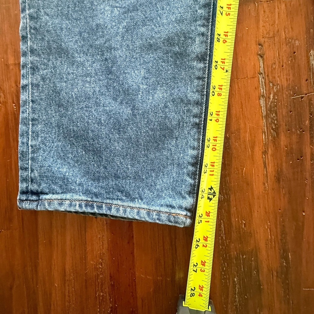 Madewell Perfect Vintage Straight Jeans Womens 28‎ Petite High Rise Denim New - Picture 4 of 13